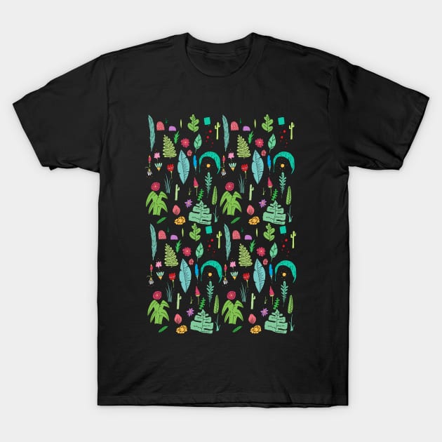 Summer nature leaves T-Shirt by Swadeillustrations